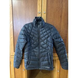 Columbia Titanium Omni-Heat Quilted Puffer Jacket Black Womens Small